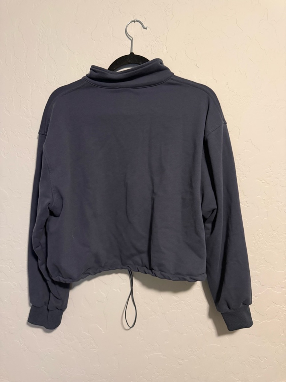 MiniBeast Navy Half-Zip Drawstring Jacket - Picture 2 of 3